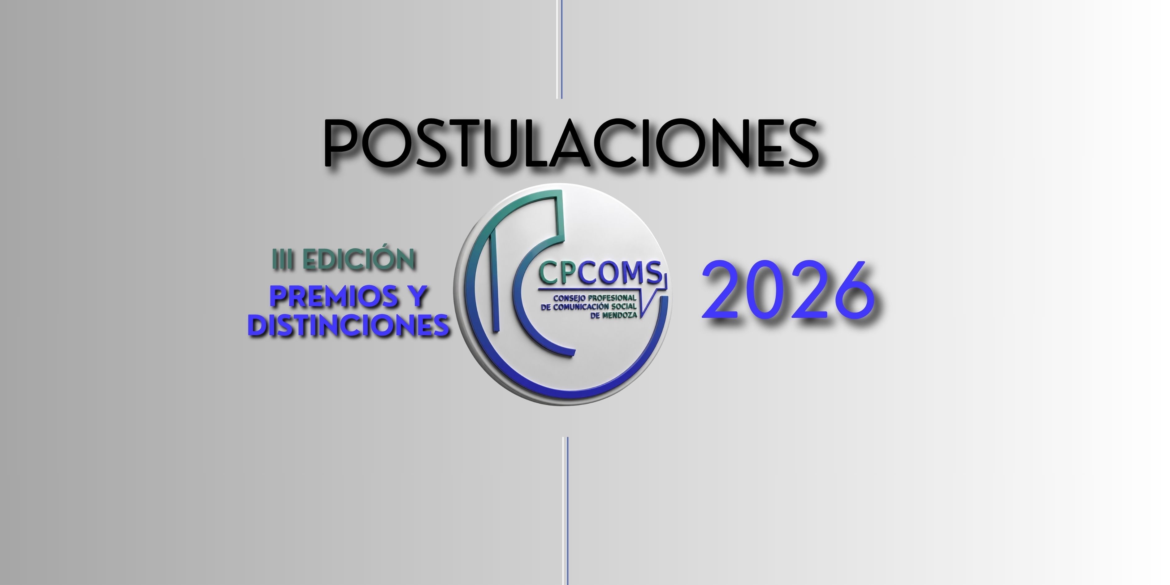 Convocatoria de los Premios y Distinciones CPCOMS